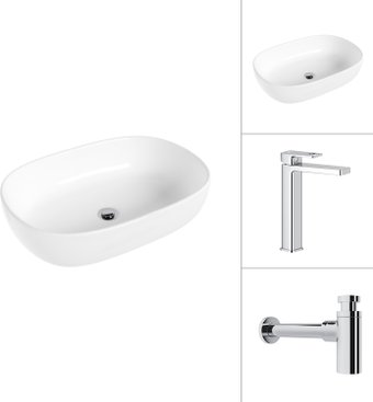 Умывальник Lauter 21836 + Cascade 21СК0655C с сифоном 21635CH (хром) - изображение в каталоге