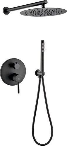 Душевая система Grocenberg GB5099BL-3 (черный матовый) - изображение в каталоге