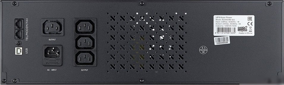 Источник бесперебойного питания Kiper R2000 RM IEC (2000VA/1200W) – фото товара