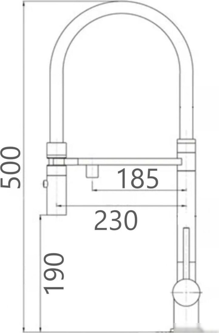 Смеситель Gross Aqua Neosteel 3188611SSMGB - фото товара