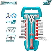 Универсальный набор инструментов Total THT121171 (17 предметов) – изображение в каталоге