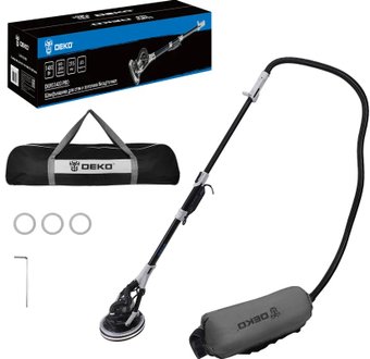 Шлифмашина для стен и потолков Deko DKWS1400 Pro 085-1062 (сумка) – изображение в каталоге