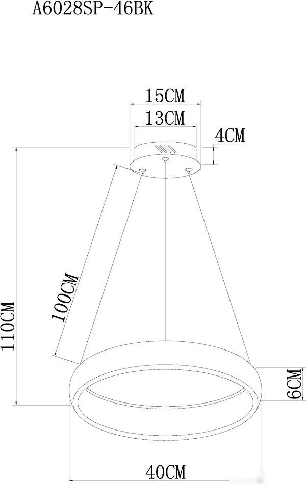 Припотолочная люстра Arte Lamp A6028SP-46BK – фото товара