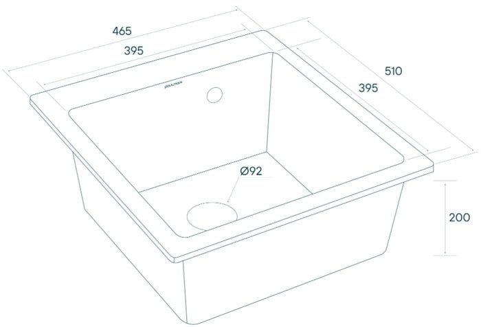 Кухонная мойка Paulmark Zemar PM104651-WH - фото товара