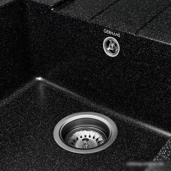 Кухонная мойка Gerhans B22 (черный) - фото товара