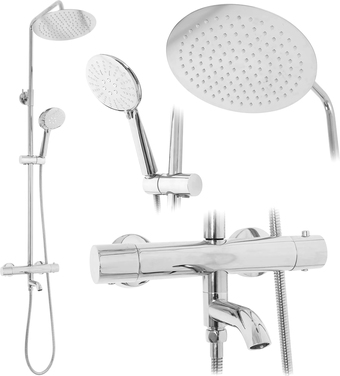 Душевая система Rea Lungo Chrome TermoREA-P6607 - изображение в каталоге