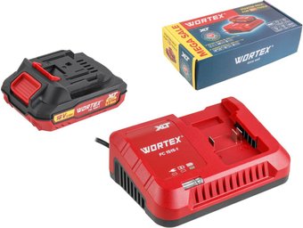 Аккумулятор с зарядным устройством Wortex 2329017 (18В/2 Ah + 18В) – изображение в каталоге