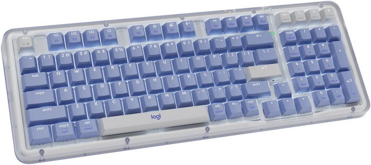 Клавиатура Logitech Alto Keys K98M 920-013042 (белый/синий, нет кириллицы) – фото товара