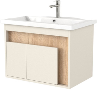 Дабер Тумба под умывальник 016 Cersanit Como 70 Т16.7C.0.18 (бежевый/дуб бардолино) – изображение в каталоге