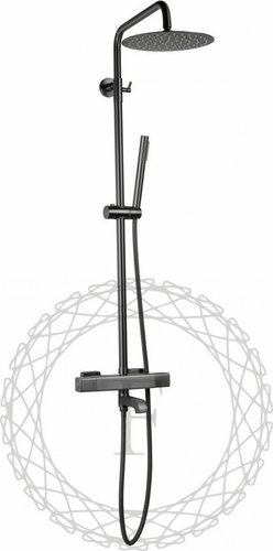 Душевая система Filarete FL2050 с термостатом (графит) - изображение в каталоге