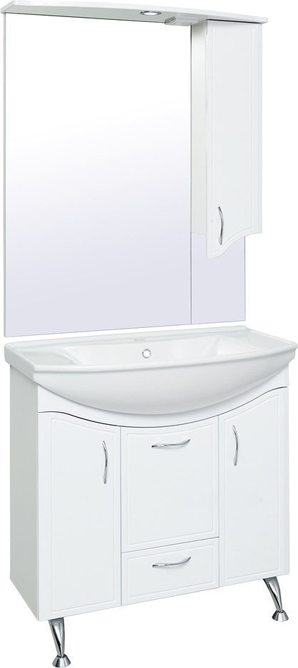 Runo Тумба с умывальником Runo Севилья 85 + Стиль 85 (напольная) – фото товара