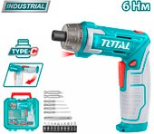 Электроотвертка Total TSDLI08025 (с 1-им АКБ, кейс) – изображение в каталоге