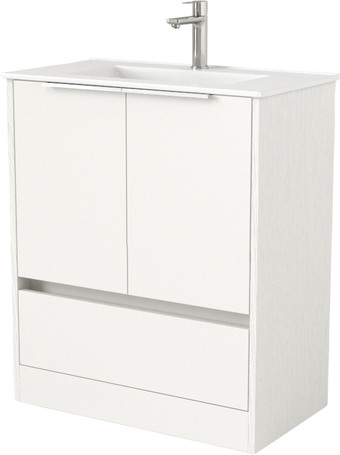 Дабер Тумба под умывальник 017 WeltWasser Deilbach 7517-70 Т17.7W.0.5Б (белый древесный/ручка белая) – изображение в каталоге