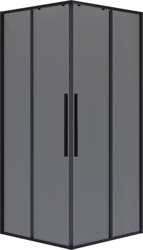 Душевой уголок Niagara NG-2823-34BLACK 90x90x195 (черный матовый/тонированное стекло) - изображение в каталоге