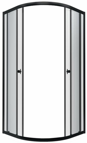 Душевой уголок Triton Альфа Блэк А1 90х90 без поддона (прозрачное стекло) - изображение в каталоге