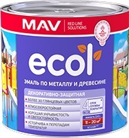 Эмаль MAV Ecol ПФ-115 10 кг (черный)