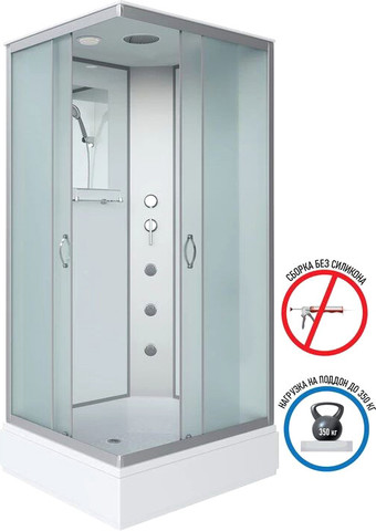 Душевая кабина Niagara NG-33084-14QG 100x80x215 - изображение в каталоге