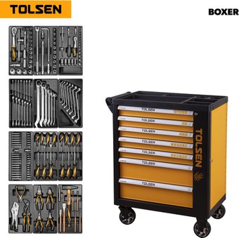 Универсальный набор инструментов Tolsen TT85415 (157 предметов) – изображение в каталоге