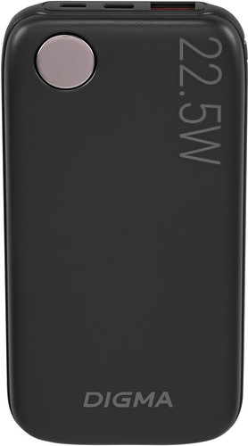 Внешний аккумулятор Digma DGPF10B 10000mAh (черный) – изображение в каталоге