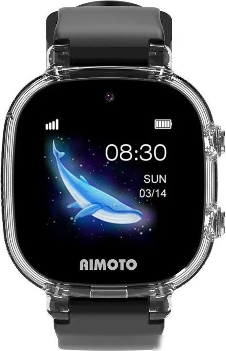 Умные часы с наушниками Aimoto Crystal 4G (черный) – фото товара