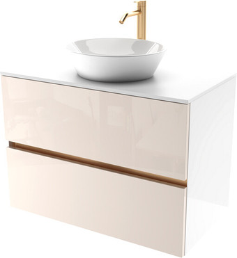 ЗОВ Тумба под умывальник Лира 100 L100MW0MTGVG-KP13W (белый/тальк) – изображение в каталоге