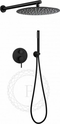 Душевая система Filarete Roun FL1023 (черный матовый) - изображение в каталоге
