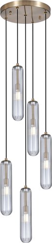 Подвесная люстра Escada 160001/5P G9x5W Brass ES0000012 – изображение в каталоге