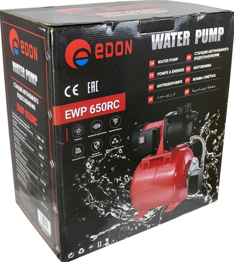 Насосная станция Edon EWP 650RC - фото товара