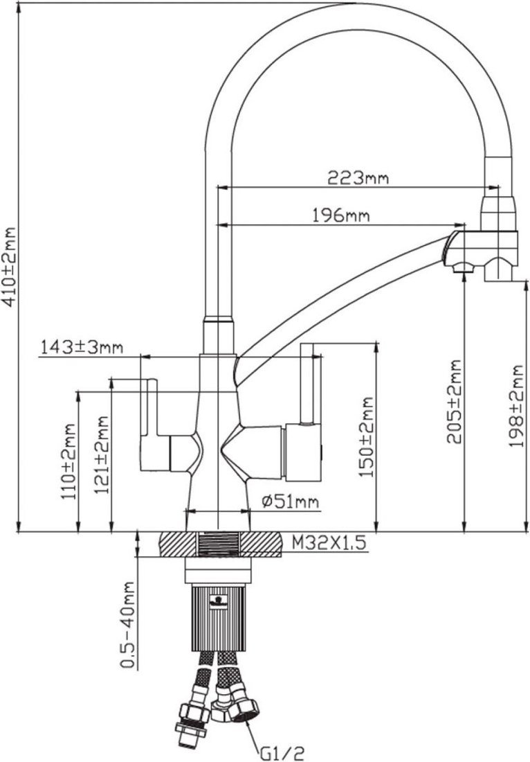 Смеситель Diadonna D49-19025SM - фото товара