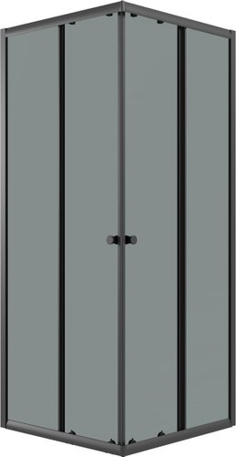 Душевой уголок Niagara Eco NG-1009-14QT 90x90x190 (черный/стекло тонированное) - изображение в каталоге