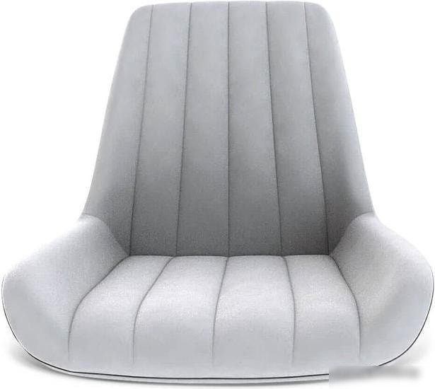Стул Sheffilton SHT-ST37/S128 (серое облако/хром/белый муар) – фото товара