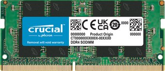 Оперативная память Crucial 8ГБ DDR4 SODIMM 3200 МГц CT8G4SFRA32AT – изображение в каталоге