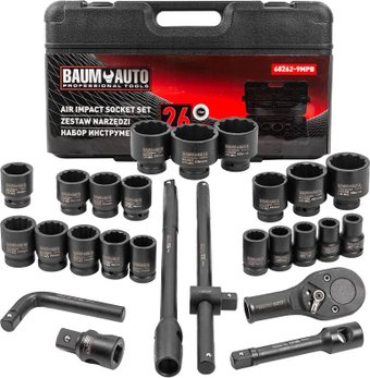 Универсальный набор инструментов BaumAuto BM-68262-9MPB (26 предметов) – изображение в каталоге