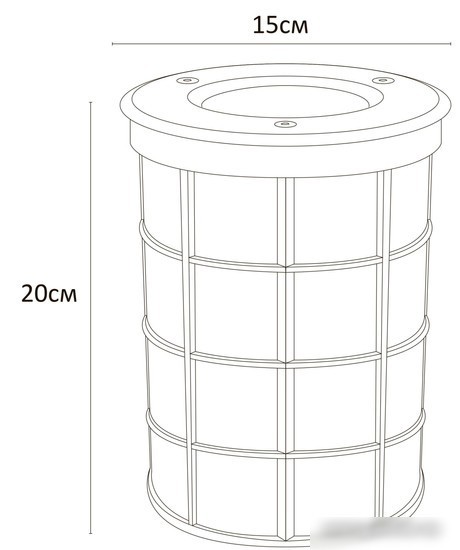 Тротуарный встраиваемый светильник Arte Lamp Piazza A6014IN-1SS