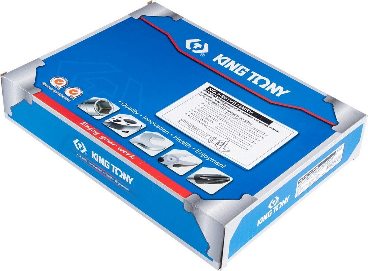 Набор ключей King Tony 9-901VE14MRV (14 предметов) – фото товара