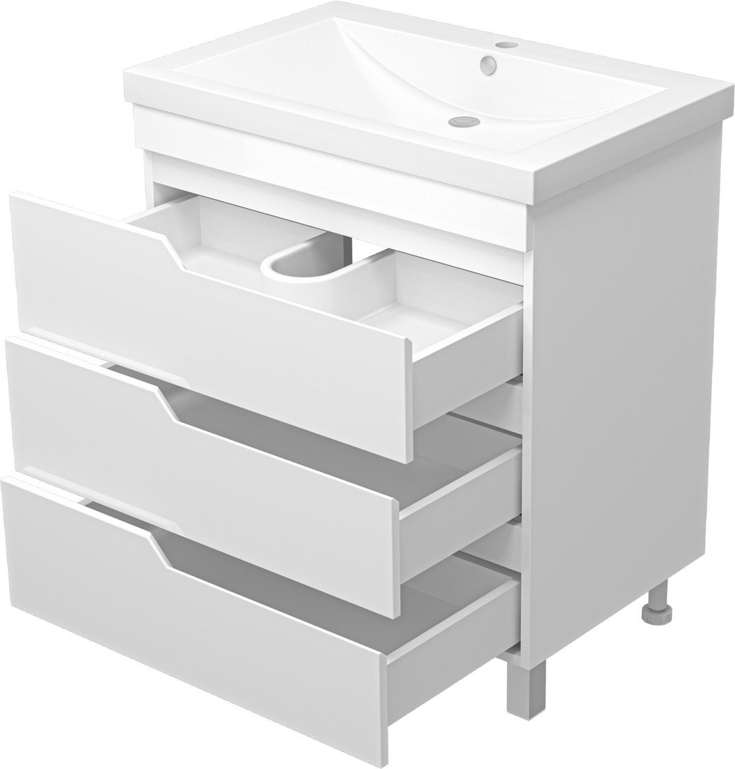 Misty Тумба под умывальник Софт 75 П-Соф-01075-0113Я – фото товара