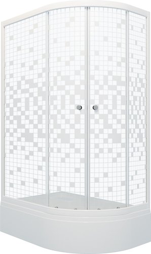 Душевой уголок Triton Коралл В Мозаика 120x80 L - изображение в каталоге