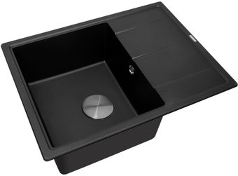 Кухонная мойка ZorG Rock 65 Premium black metallic - изображение в каталоге