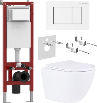 Унитаз подвесной Asten Readle Zentralmodul AR0601-185W - изображение в каталоге