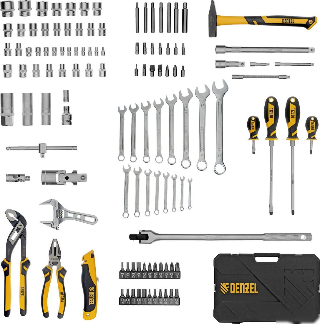 Набор домашнего мастера Denzel 15804 (122 предмета) – фото товара