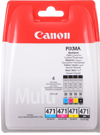 Картридж Canon CLI-471 BK/C/M/Y – изображение в каталоге