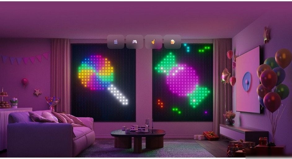 Новогодняя гирлянда Yeelight 1.5 м x 2 м RGBIC+ BLE YLYDD-0053 – фото товара