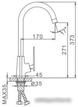 Смеситель FRAP F4057 - фото товара