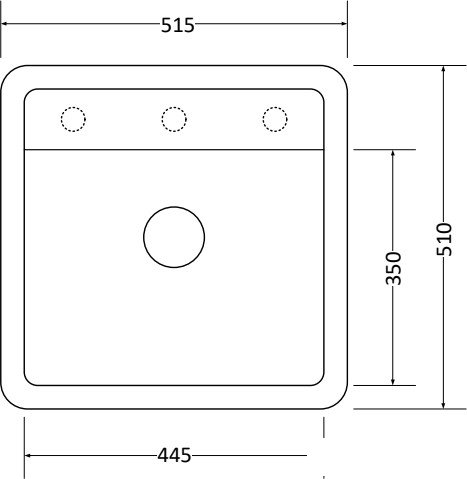 Кухонная мойка ZorG Como 51 (белый камень) - фото товара