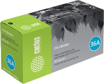 Картридж CACTUS CS-CB436AS (HP 36A (CB436A)) – изображение в каталоге