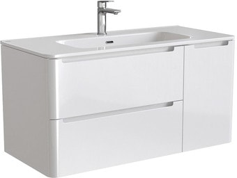 Мебель для ванных комнат IDDIS Тумба под умывальник Edifice 100 EDI80W0i95 – изображение в каталоге