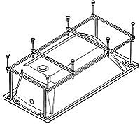 Каркас Santek Фиджи 150x75 (1WH501603)