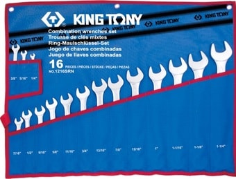 Набор ключей King Tony 1216SRN (16 предметов)