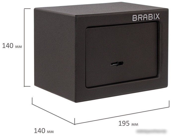 Мебельный сейф Brabix SF-140KL – фото товара