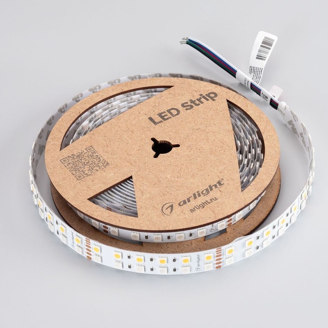 Светодиодная лента Arlight 32W/m 144Led/m 5060SMD разноцветный/теплый белый 5M RT-B144-19mm 24V RGBW-Warm 012327(3) – фото товара